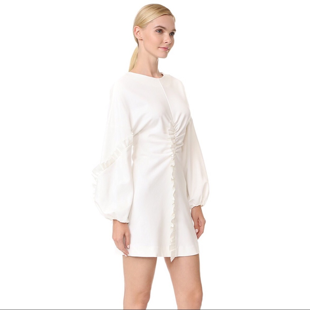 Tibi Ruffle Detail Mini Dress Sz 00
